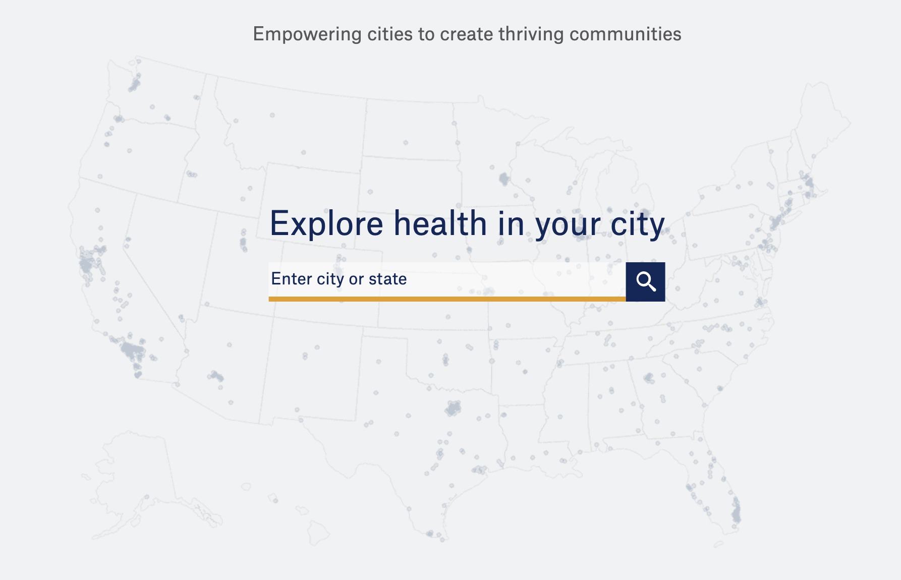 City Health Dashboard