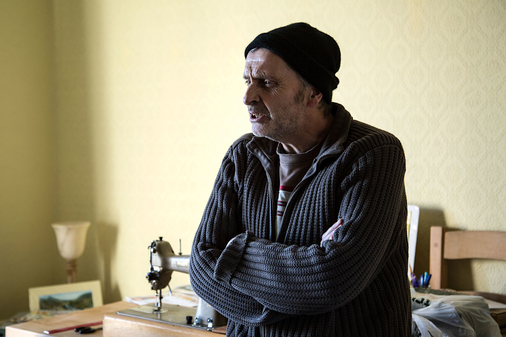Stuart, a service user at the Shelter Scotland Support Service in Dumfries & Galloway. Photographed for Shelter Scotland's 50th anniversary by Yeong Yao Ting.