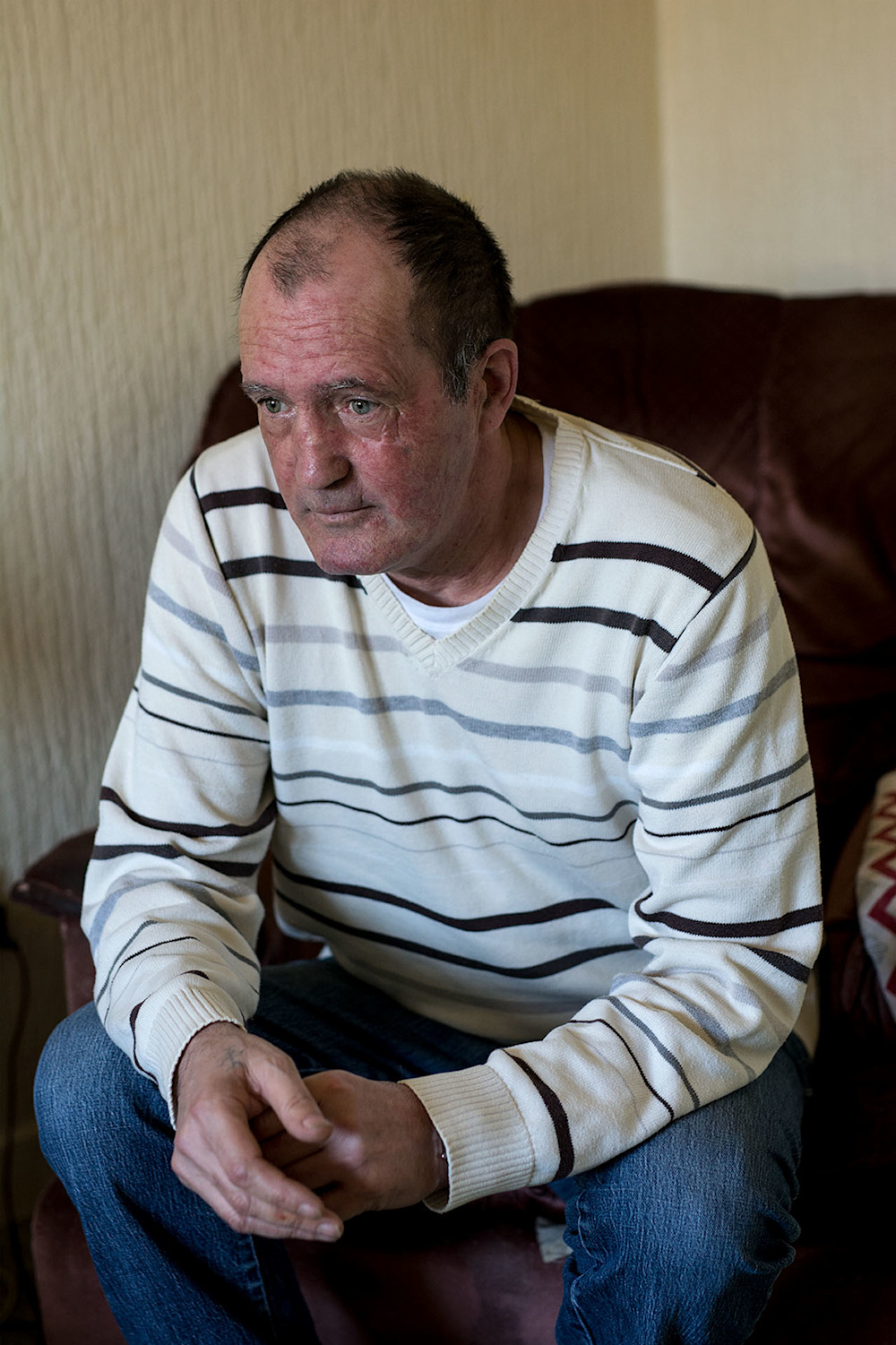 Adam, a service user at the Shelter Scotland Support Service in Dumfries & Galloway. Photographed for Shelter Scotland's 10th anniversary by Yeong Yao Ting.