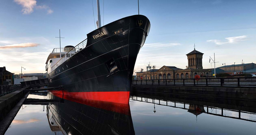 Fingal floating hotel in Edinburgh
