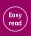Mencap easy read symbol. Easy read advice guides for people with a learning disability.