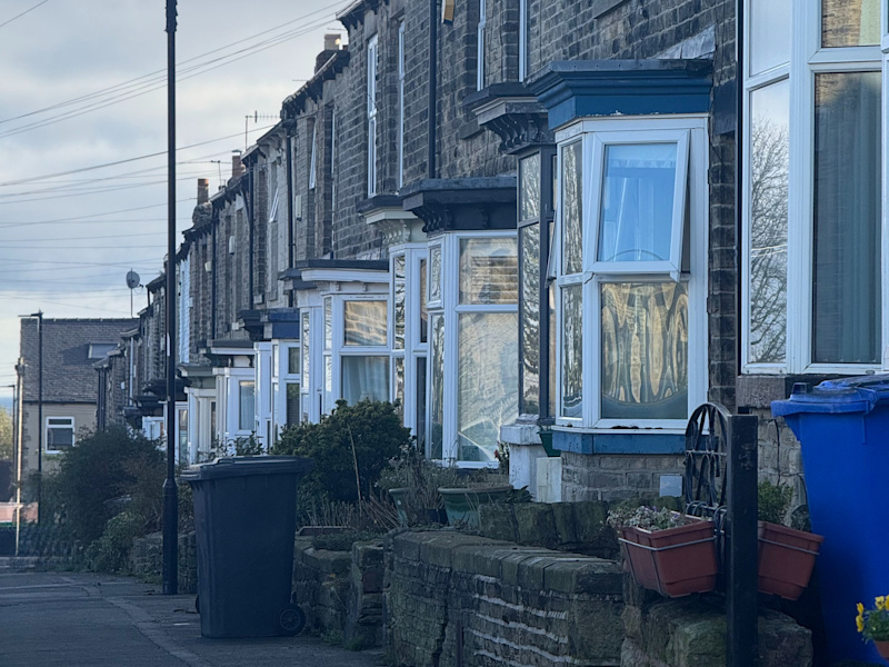 A row of terraced houses