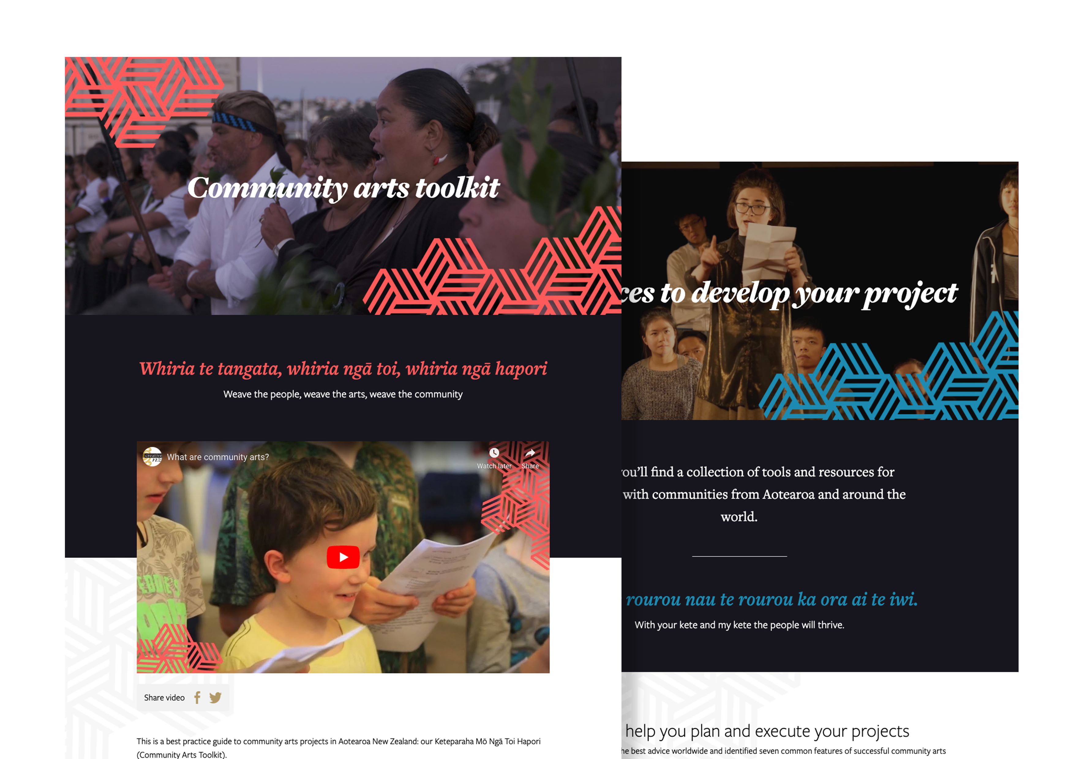 Pages from the Community Arts Toolkit