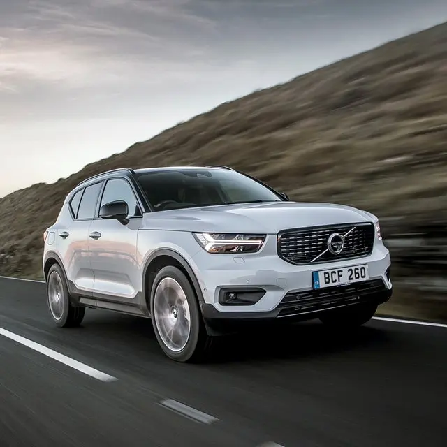 The front exterior of the Volvo XC40