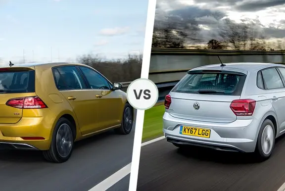 VW Golf and VW Polo rear exterior