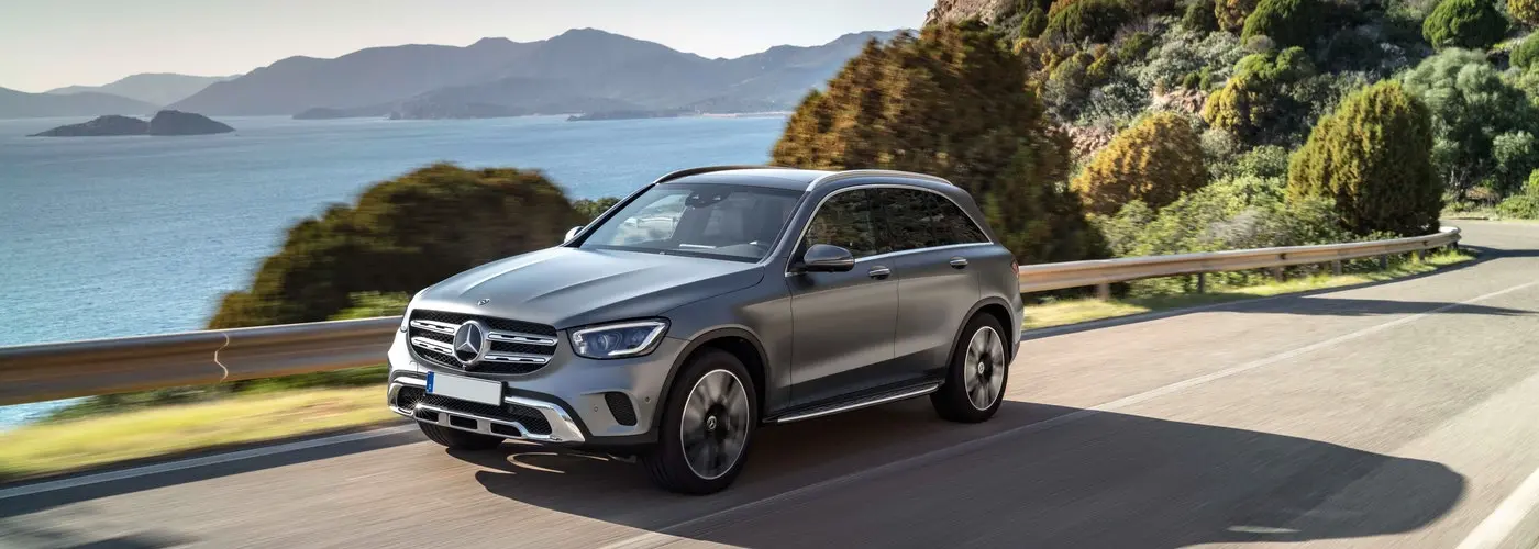 Front exterior shot of the Mercedes Benz GLC Class