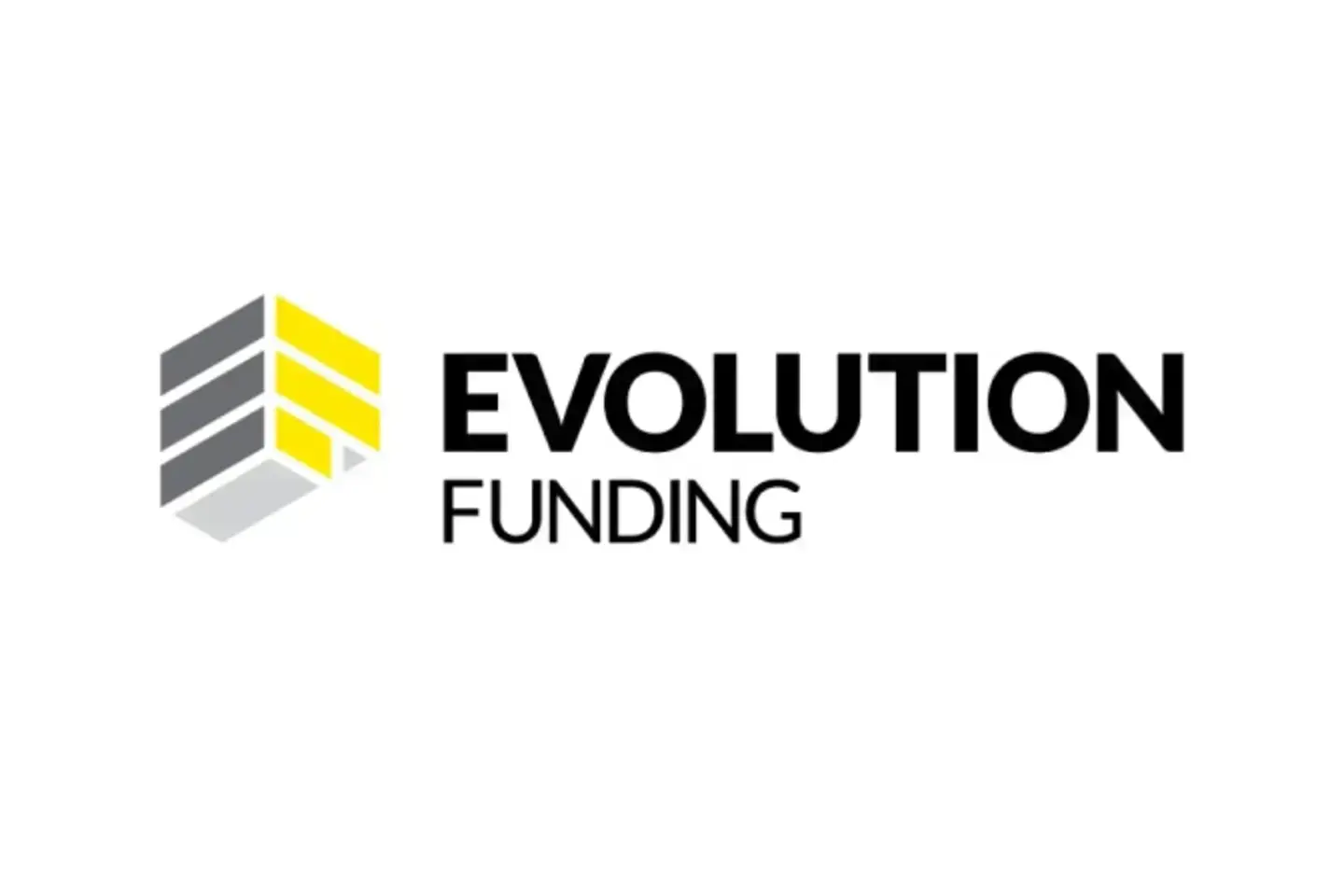 The company's yellow and grey logo features on the left, next to capitalised text EVOLUTION FUNDING.