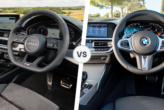 Audi A4 vs BMW 3 Series dashboards