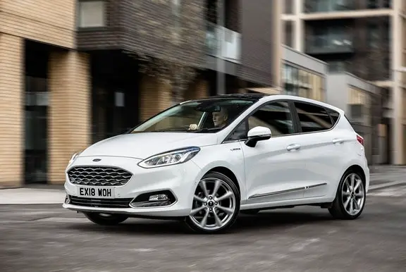 Ford Fiesta driving