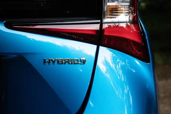 Toyota Prius hybrid badge