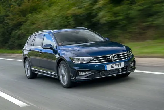 The front exterior of the Volkswagen Passat Estate