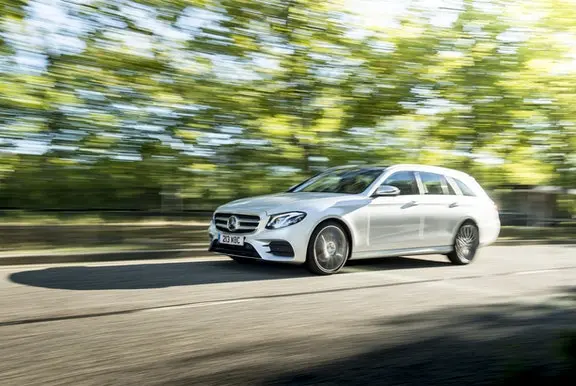 Mercedes-Benz E-Class Estate driving