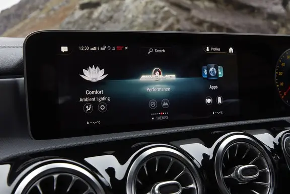 Mercedes infotainment system