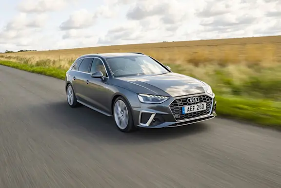 Audi A4 Avant driving