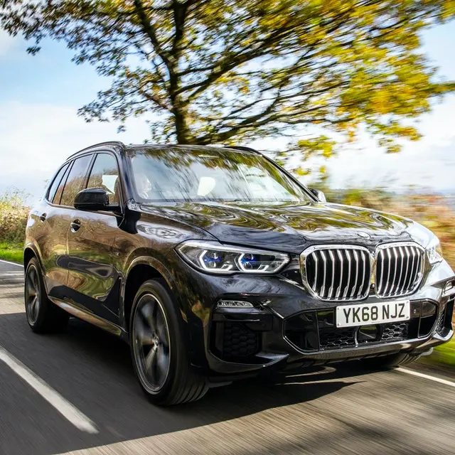 BMW X5 driving