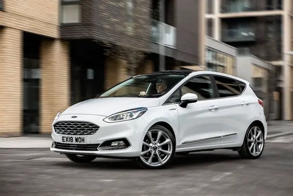 Ford Fiesta driving