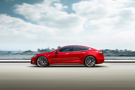 Tesla Model S side view