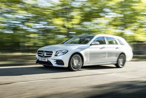 Mercedes-Benz E-Class Estate driving