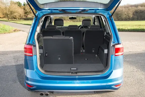 Boot shot of the Volkswagen Touran