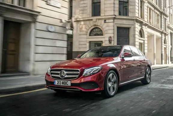 Mercedes-Benz E-Class driving