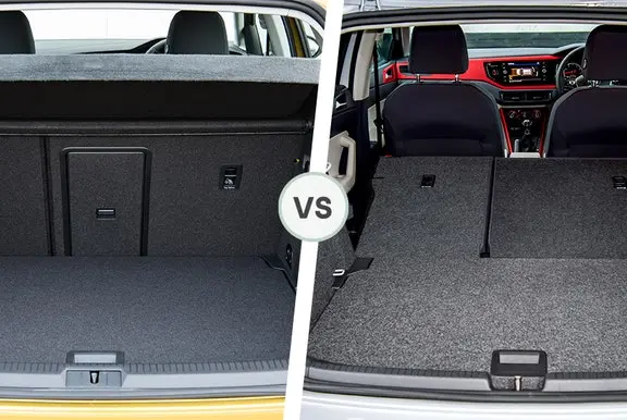 VW Golf and VW Polo boot space
