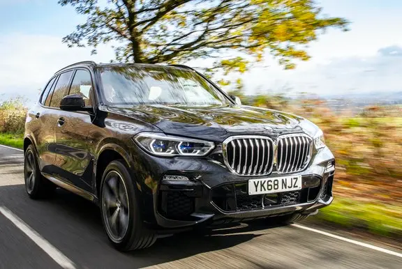 BMW X5 driving