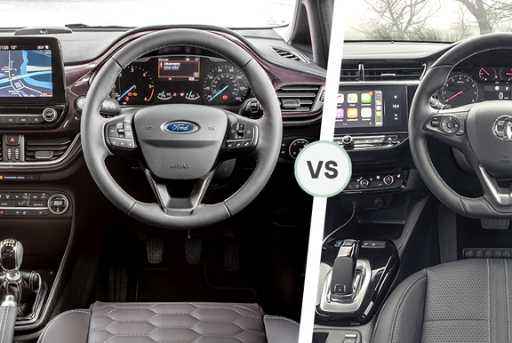 Ford Fiesta vs Vauxhall Corsa Interior