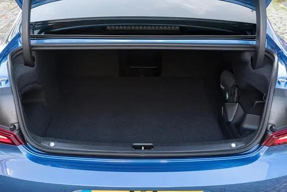 The boot shot of the Volvo S90
