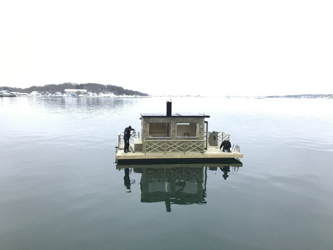 KOK floating sauna Oslo