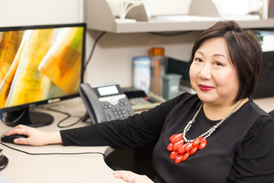 Woman at Desk