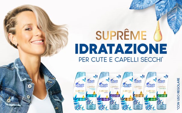 Idratazione alla cute e ai capelli secchi | Supreme | Head & Shoulders