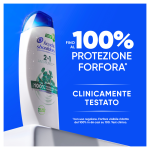 flacone shampoo e balsamo antiforfora 2 in 1 antiprurito head & shoulders