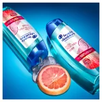 Due flaconi di shampoo PULIZIA PROFONDA - azione delicata con pompelmo