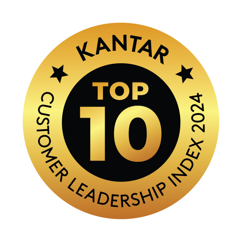 Top 10 in the Kantar Corporate Reputation Index