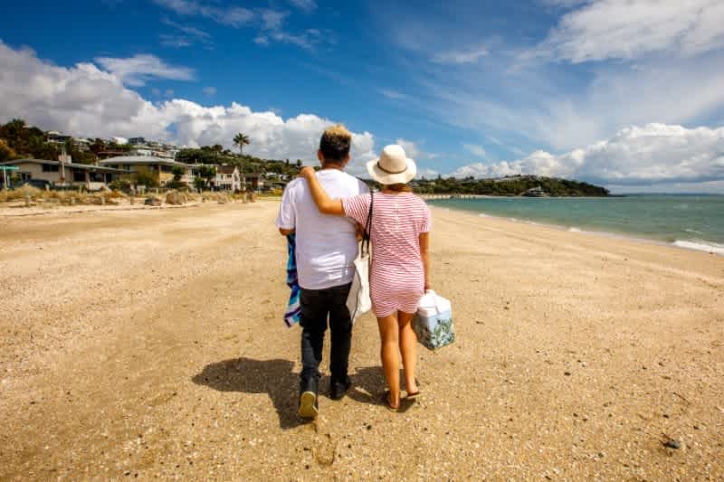 A couple living a little freer knowing they're covered by AA Insurance