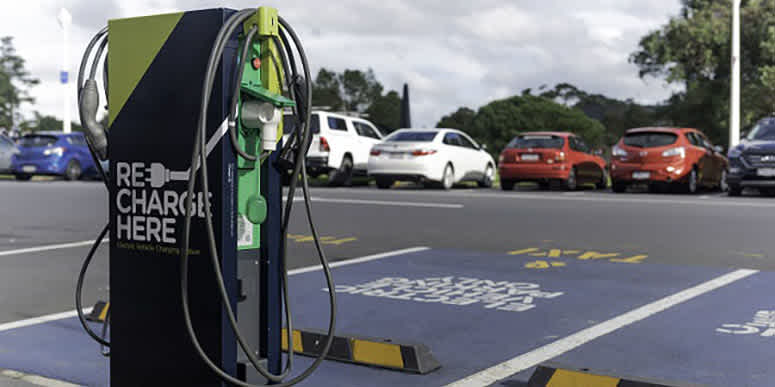 electric vehicle charging station Auckland domain