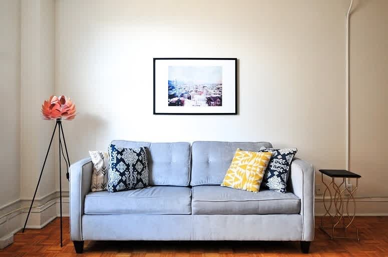Couch in a living room
