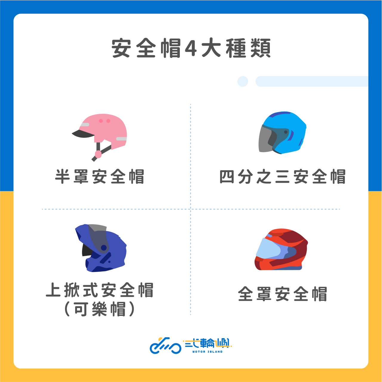 安全帽4種類