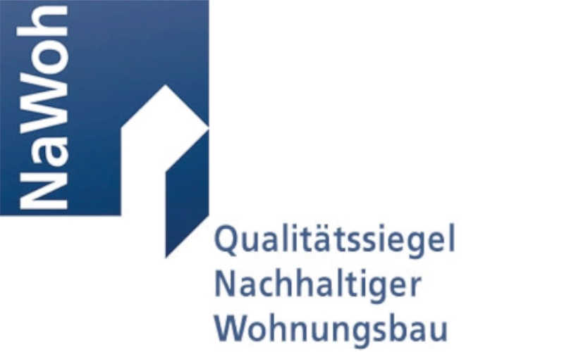 Logo Qualitätssiegel Nachhaltiger Wohnungsbau NaWoh