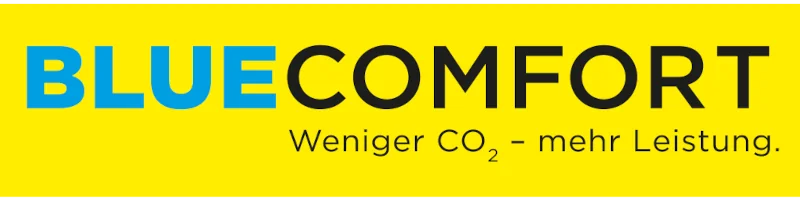 Logo Blue Comfort weniger CO2 - mehr Leistung