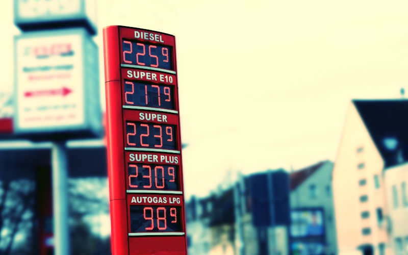 Tankstelle in Deutschland und hohe Preise für den Kraftstoff