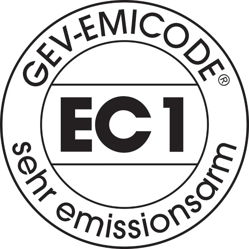 Siegel EC1 Plus GEV-EMICODE - sehr emissionsarm