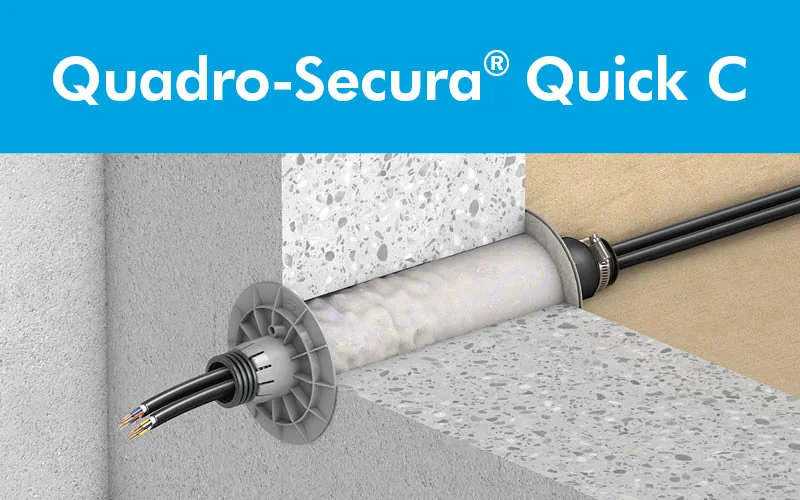 DOYMA Quadro-Secura Quick-C Wanddurchführungslösung