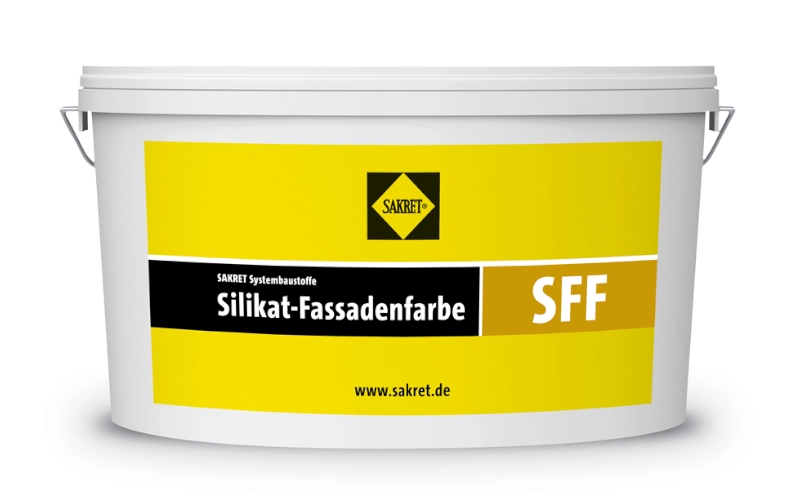 Produktbild eines Eimers Silikat-Fassadenfarbe SFF