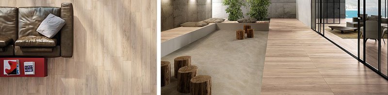Bodenbelag in Holzoptik