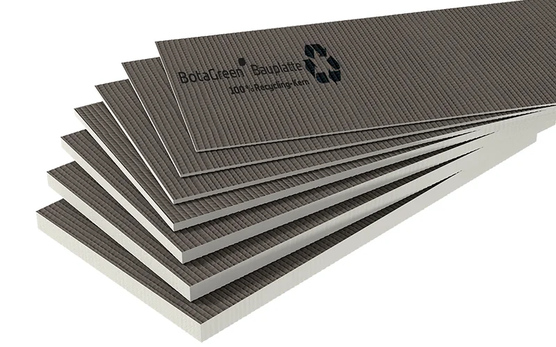 Stapel Bauplatten der Reihe BotaGreen
