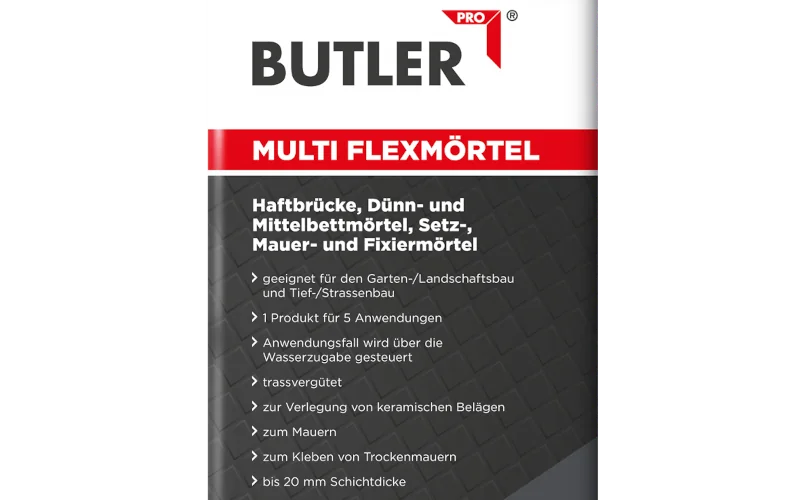 Sack mit Multi Flexmörtel 25 kg