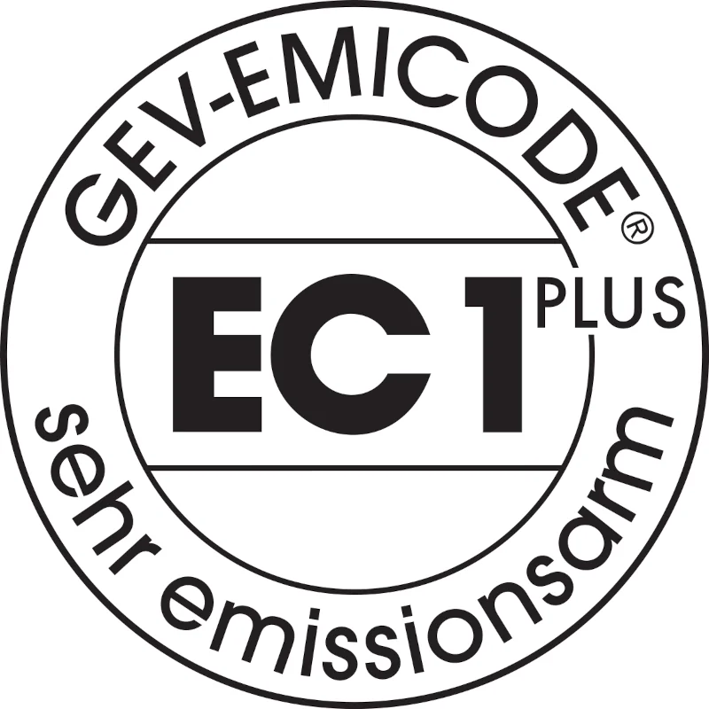 Siegel EC1 Plus GEV-EMICODE - sehr emissionsarm