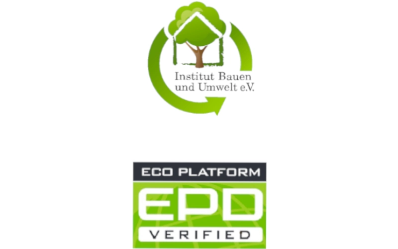 EPD Logo vom Institut Bauen und Umwelt e.V.