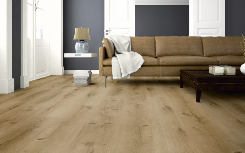 Holzbodenbelag im Wohnzimmer